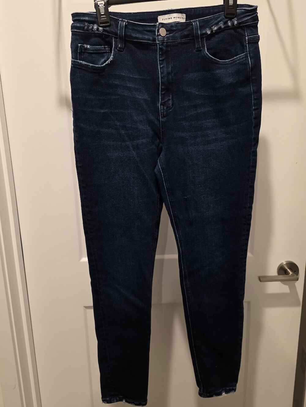 Flying Monkey Dark Blue High-Rise Skinny Jeans Size 31